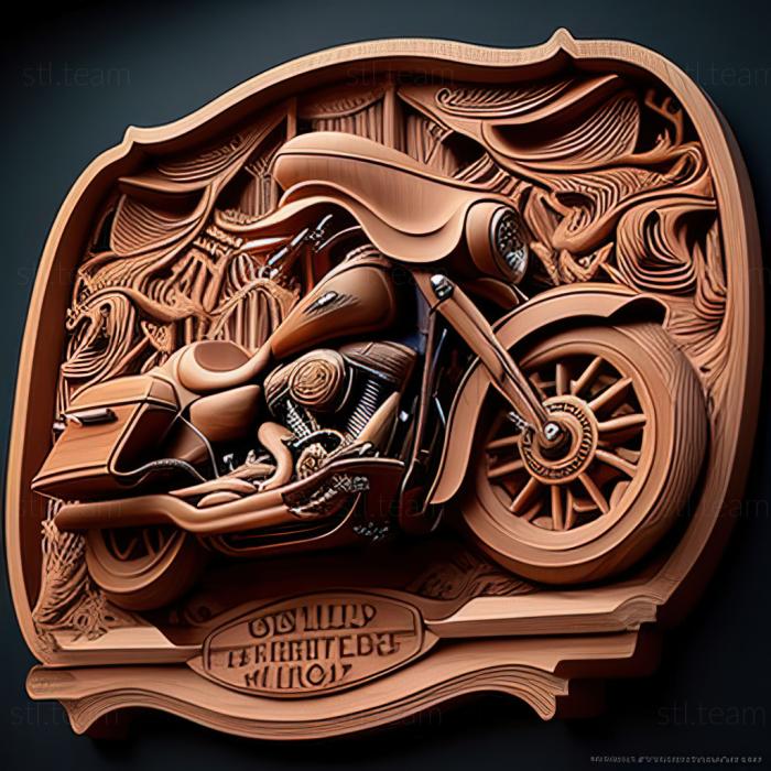 3D модель Harley-Davidson Street Glide (STL)